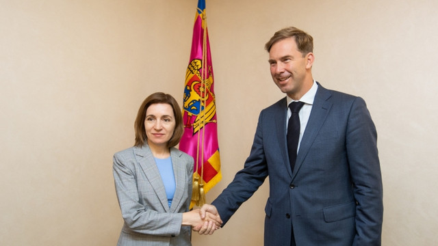 Maia Sandu a avut o întrevedere cu deputatul britanic Tobias Elwood