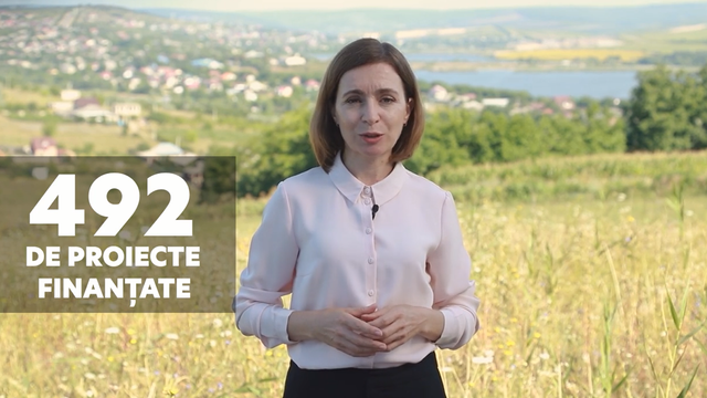 VIDEO | Maia Sandu: Mai mult de jumătate din localitățile din Republica Moldova vor implementa proiecte de dezvoltare locală, finanțate în cadrul programului „Satul European”