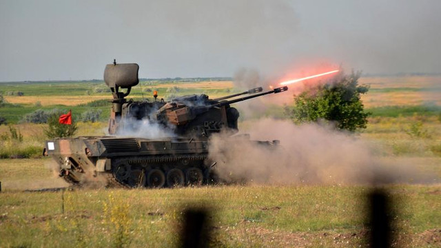 Ucraina a primit primele blindate antiaeriene Gepard din Germania
