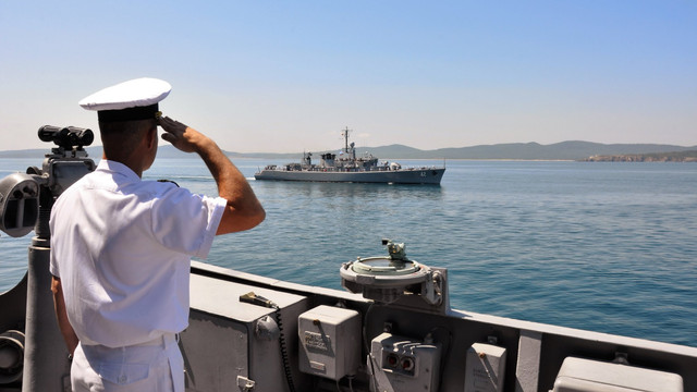 Trei nave militare din România au participat la exercițiul multinațional ”Breeze 22” pentru întărirea capacității de apărare a graniței estice a NATO