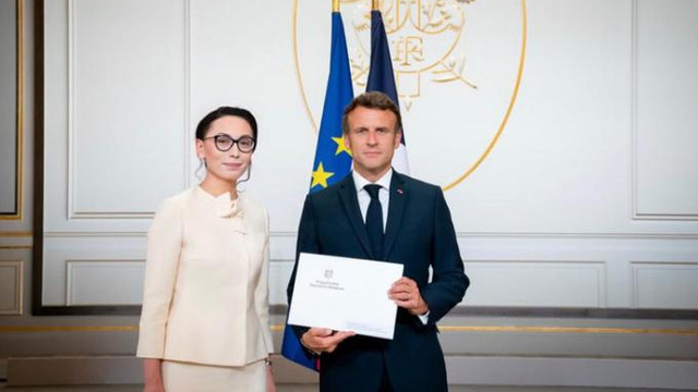 Noul ambasador al R. Moldova în Franța a prezentat scrisorile de acreditare președintelui Emmanuel Macron
