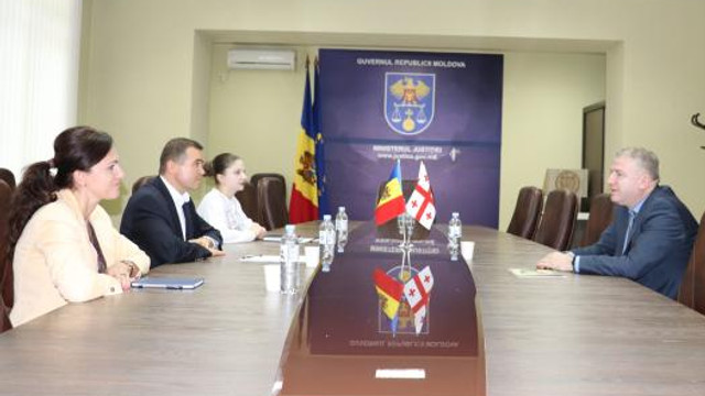 Consolidarea relațiilor moldo-georgiene în domeniul justiției, discutate la Ministerul Justiției
