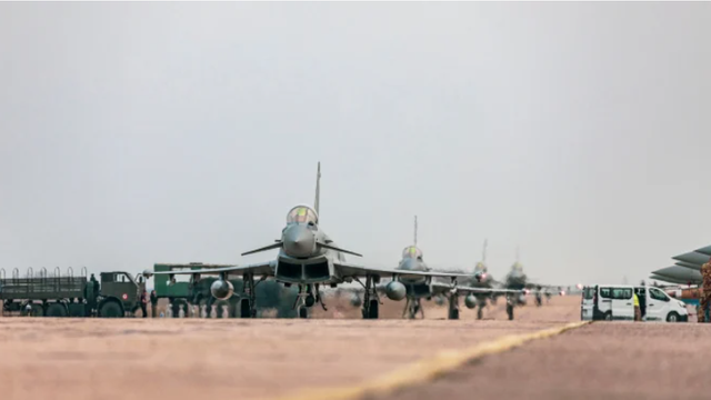 Contingentul britanic din România, pregătit să facă față agresiunii ruse. Săptămâni intense pentru Eurofighter britanice și F-16 românești