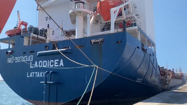 O navă din Siria cu cereale ucrainene care ar fi fost furate a fost sechestrată în Liban 