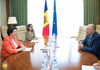  Natalia Gavrilița a avut o întrevedere de rămas bun cu Ambasadorul Lituaniei la Chișinău
