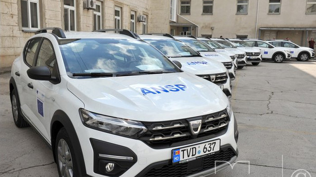UE și OMS a donat Agenției Naționale pentru Sănătate Publică 15 automobile