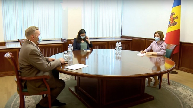 Maia Sandu a discutat cu Ambasadorul Ucrainei la Chișinău, Marko Șevcenko