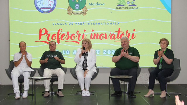Școala de vară internațională „Profesori inovatori” a fost inaugurată la Universitatea de Stat din Moldova