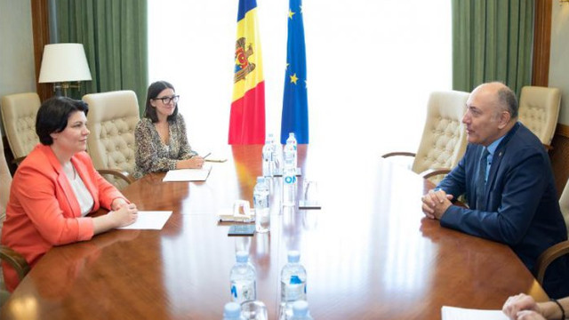  Natalia Gavrilița a avut o întrevedere de rămas bun cu Ambasadorul Lituaniei la Chișinău
