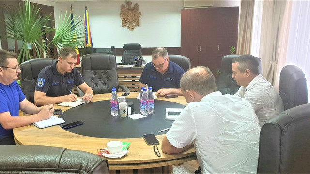 Cooperarea și schimbul de experiență și bune practici în gestionarea fluxului de migrați, discutate de către conducerea IGSU și o delegație a Direcției situații excepționale din regiunea separatistă transnistreană