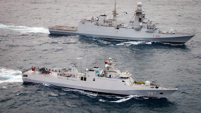 UE și Indonezia au desfășurat primul lor exercițiu naval comun în Marea Omanului