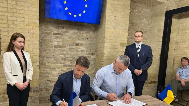 Primarii a opt orașe europene au mers la Kiev. Memorandum semnat pentru o reconstrucție durabilă a orașelor ucrainene