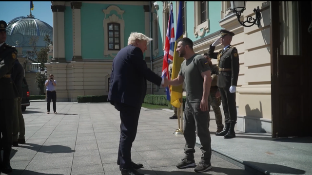 VIDEO. Boris Johnson, vizită surpriză la Kiev cu ocazia Zilei Independenței Ucrainei