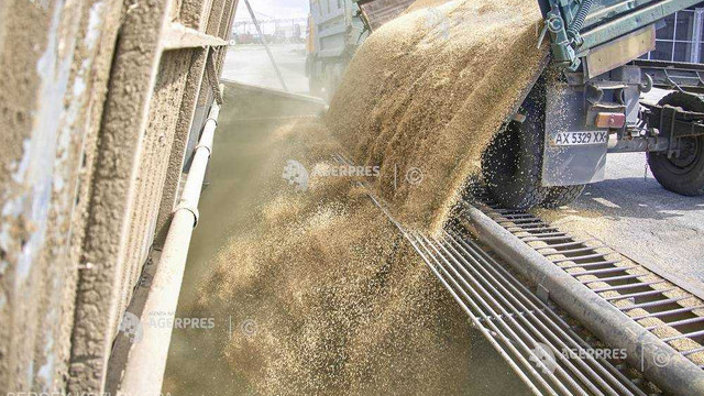 Ucraina: Milioane de tone de cereale, transportate pe Dunăre
