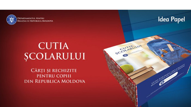 Mai mulți elevi au primit kituri educaționale, donate cu sprijinul României