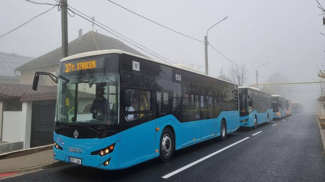Au fost achiziționate 84 de autobuze pentru suburbiile capitalei
