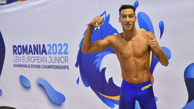 Sportivul român, Vlad Stancu, medalie de bronz la 1.500 m liber la Campionatul Mondial de natație pentru juniori de la Lima
