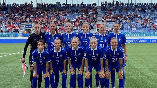 Naționala feminină de fotbal a R. Moldova a încheiat campania preliminară, pentru Mondialul din 2023, cu o înfrângere