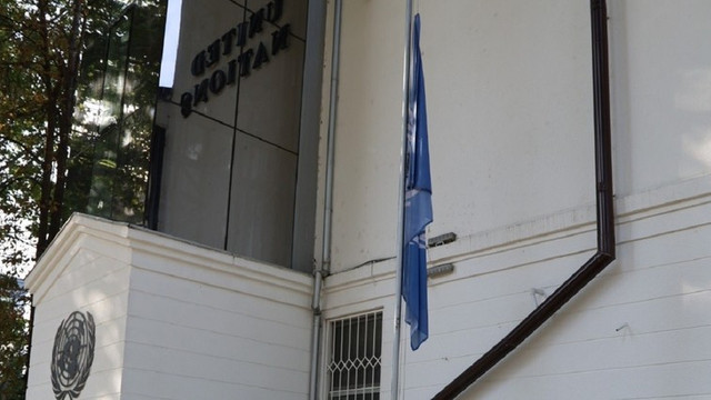 Oficiul ONU din R. Moldova a coborât drapelul în bernă