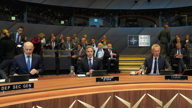 După vizita la Kiev, Antony Blinken sa întâlnit cu aliați din NATO la Bruxelles