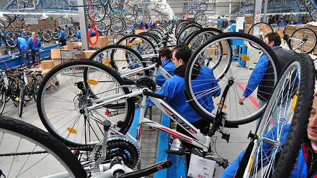 Eurostat: România a produs anul trecut 2,5 milioane de biciclete, ocupând astfel locul al doilea în UE