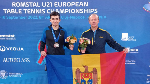 Argint și bronz pentru Vladislav Ursu la europenele U21 de tenis de masă 