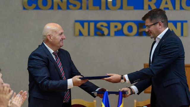 Acord între Iași și Nisporeni: Îmi doresc ca înfrățirea să nu fie doar pe hârtie, ci în fapte