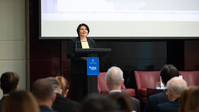 Natalia Gavrilița, la lansarea FACEM: Accesul la resurse investiționale pe termen lung la dobânzi rezonabile înseamnă creșterea afacerilor și crearea locurilor de muncă