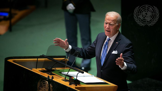 De la tribuna ONU, Biden denunță încălcarea Cartei Națiunilor Unite de către Rusia