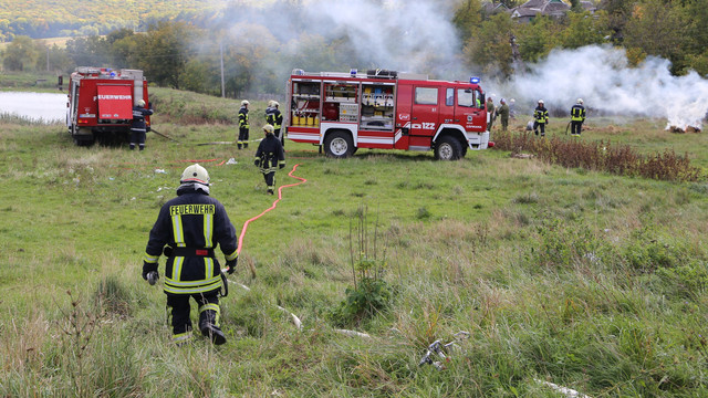 IGSU a realizat un exercițiu de teren la lichidarea incendiului de vegetație uscată cu asistența pompierilor voluntari din Republica Austria