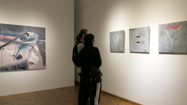 Artistul vizual Vasile Rață a inaugurat expoziția personală „reFlux” la Muzeul de Artă din cadrul Complexului Muzeal Național „Moldova” de la Iași