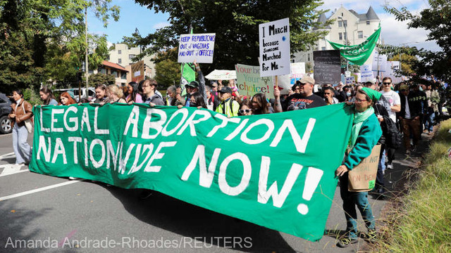 SUA: Mii de femei manifestează pentru dreptul la avort