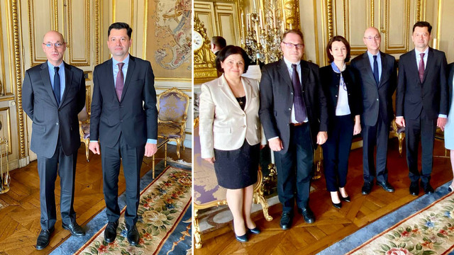 Consultările politice moldo-franceze s-au desfășurat la Paris

