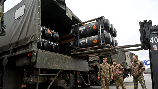 SUA anunță noi livrări de arme către Ucraina în valoare de 725 milioane de dolari