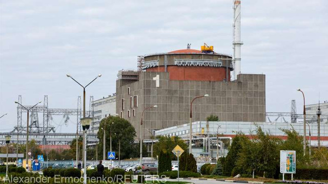 Centrala nucleară din Zaporojie, deconectată din nou de la alimentarea externă cu energie