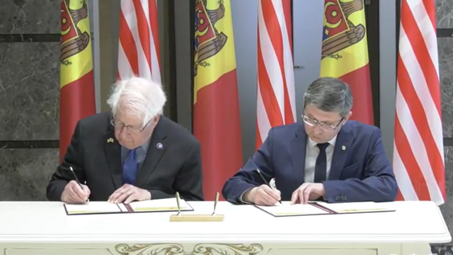 Memorandum de cooperare între Parlamentul Republicii Moldova și Congresul SUA, semnat la Chișinău. Igor Grosu: „Trăim un moment istoric și foarte important”