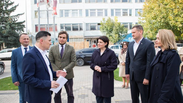 Premierul Natalia Gavrilița a vizitat compania cu capital străin Lear Corporation din Ungheni
