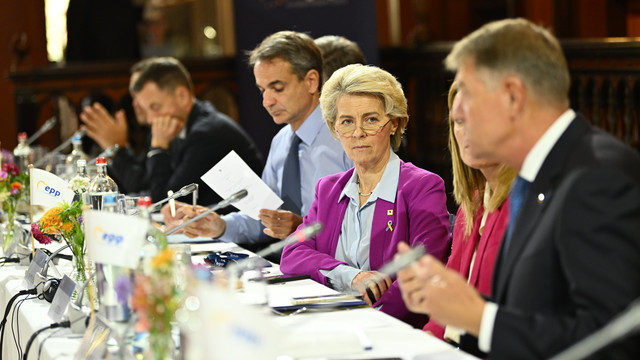 Liderii PPE, în frunte cu Ursula von der Leyen, Roberta Metsola și Klaus Iohannis, cer admiterea României, Bulgariei și Croației în spațiul Schengen