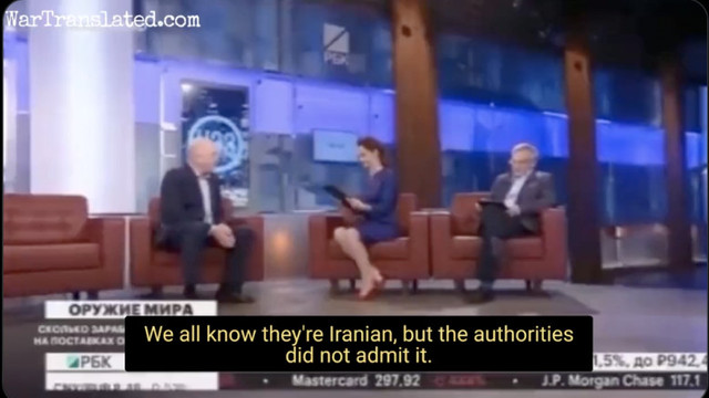 VIDEO | Un oficial rus recunoaște la TV că armata folosește drone iraniene, fără să-și dea seama că e în direct