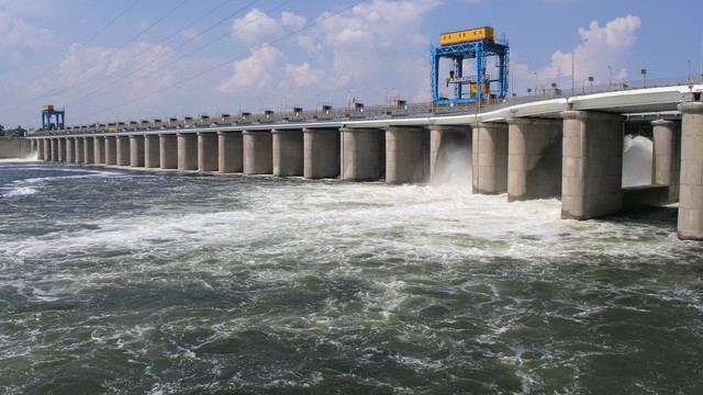 Centrala hidroelectrică din Kahovka, minată de ruși încă din luna aprilie (serviciul de informații al armatei ucrainene)
