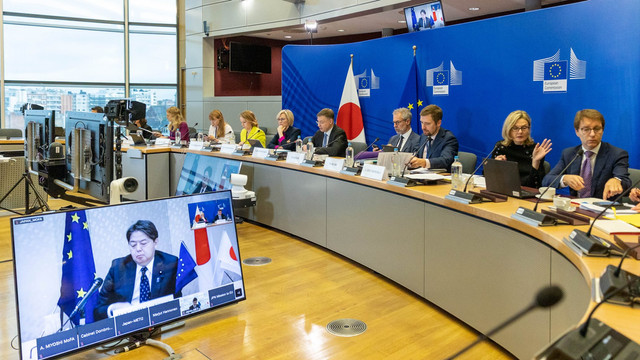 UE și Japonia și-au reconfirmat orientarea strategică cu privire la principalele provocări economice și geopolitice