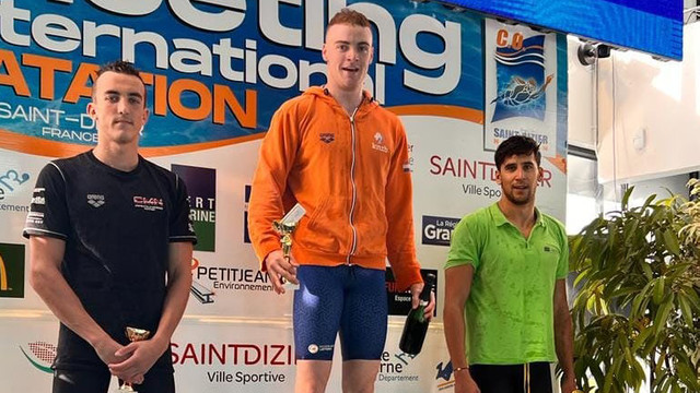 Constantin Malachi a cucerit bronzul la turneul de natație în Franța