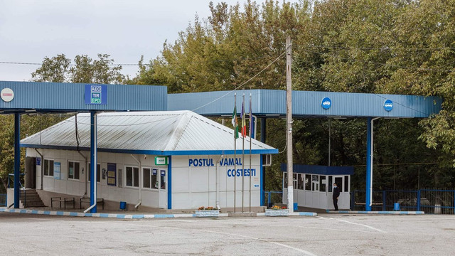 Punctul de trecere Costești-Stânca își sistează temporar activitate