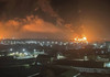 Incendiu la un mare rezervor de stocare a petrolului în regiunea rusă Briansk