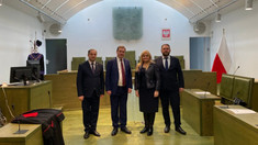 Schimb de experiență între reprezentanții Facultății de Drept a USM și ai instituțiilor de drept din Polonia
