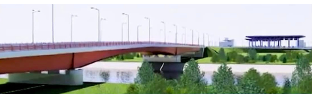 FOTO | Cum va arăta noul pod peste Prut, ce urmează a fi construit între România și Republica Moldova pe la Ungheni