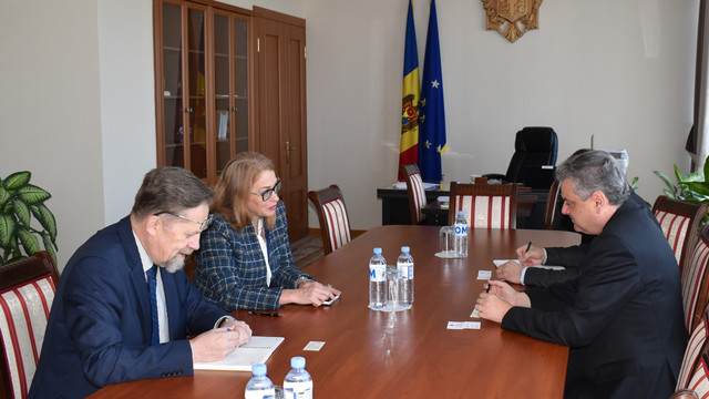 Oleg Serebrian a avut o întrevedere cu Ambasadoarea Republicii Estonia în Republica Moldova, Ingrid Kressel Vinciguerra