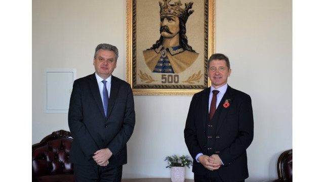 Vicepremierul Oleg Serebrian s-a întâlnit cu Ambasadorul Marii Britanii