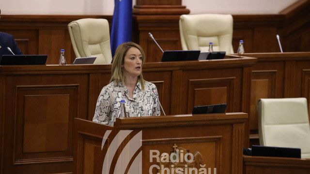 Președinta Parlamentului European Roberta Metsola | Locul Republicii Moldova este în Europa