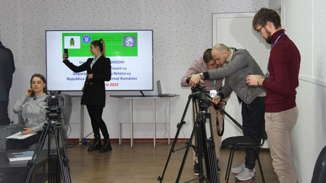 Newsroom, centru media de ultimă generație, finanțat de DRRM și inaugurat la Universitatea de Stat din Moldova